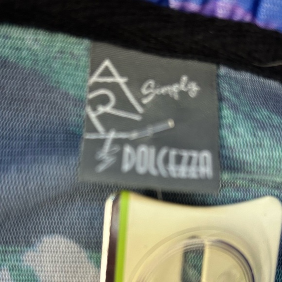 Simply Art Delcezza pattered zipper blouse, Size S - Picture 9 of 9